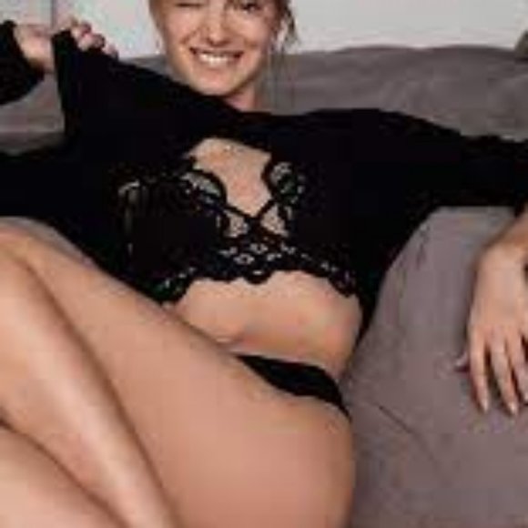 Free People Fp One Adella Bralette Lace Black Bra Top S - Picture 4 of 5